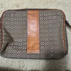 Coach large bag/ makeup bag